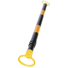 Cone Barrier PVC Tubular Yellow/Black -FH
