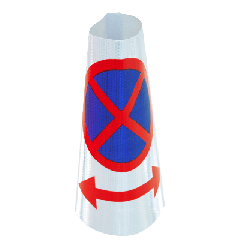 Reflective Cone Sleeve No Stopping 