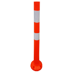 Ultraflex Tubular Delineator Orange set C/W base & Pin