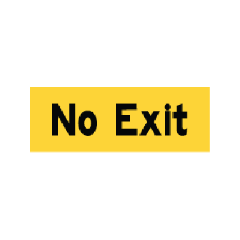 Hastings - No Exit/Slide On - Rural - Yellow 