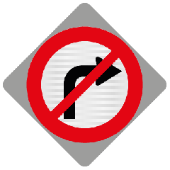 (RD1RA) Temp No Right Turn - Level 1