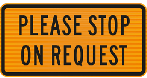 (TA21B) Please Stop On Request  Level 2