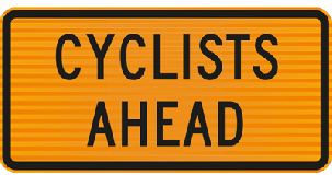 (T230B) Cyclists Ahead  Level 2